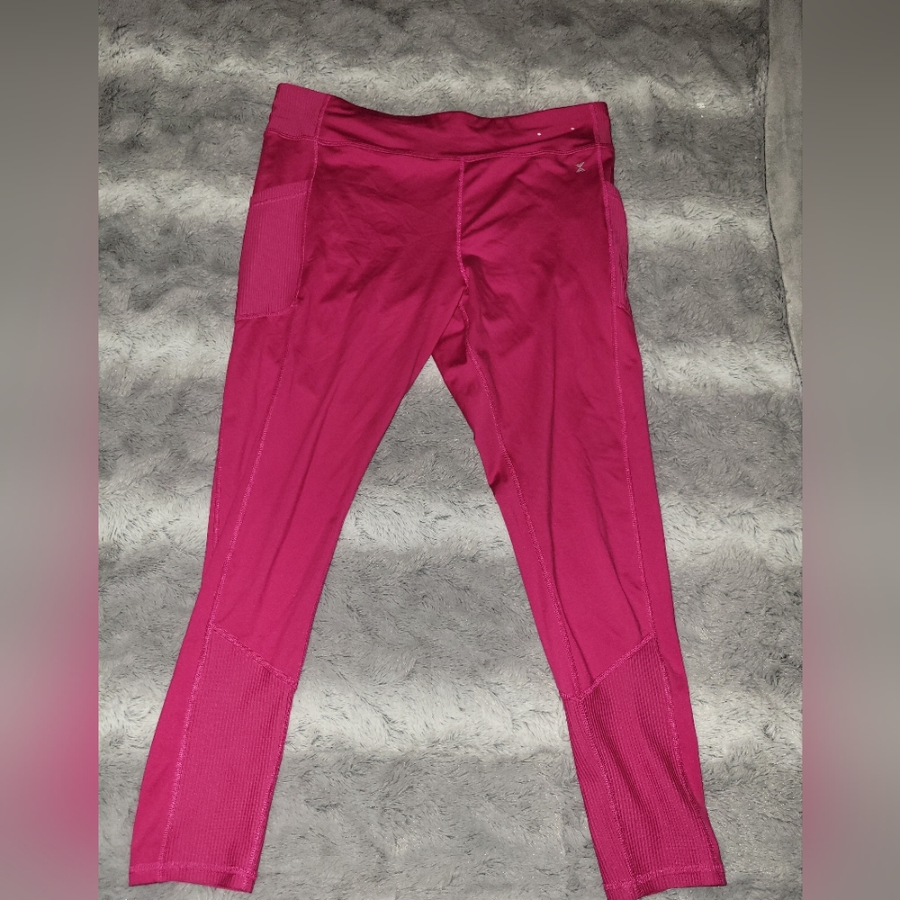 Girls 2XL Xersion 20 1/2 Pink Leggings